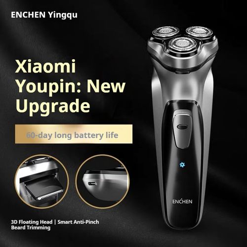 🔥ENCHEN Razor BlackStone Triple-Blade 3D Auto-Anti-Snag Shaver🤵🔥