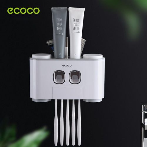 💥🔥Limited-time discount💓Multifunctional Toothpaste Toothbrush Mouthwash Cup Holder💓 Toothpaste Dispenser🔥
