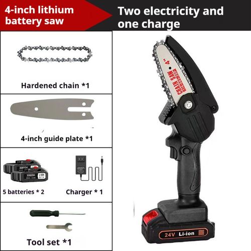 🔥Rechargeable Lithium Chainsaw🔥GIve Two Electricity