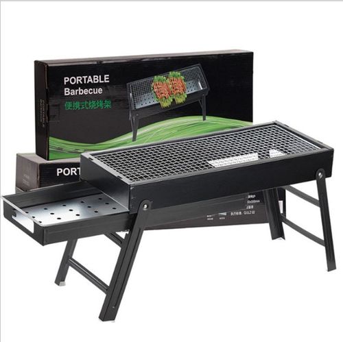 🔥Folding Charcoal BBQ Grill 🥩🍗🍖 outdoor picnic barbecue grill portable barbecue grill🔥