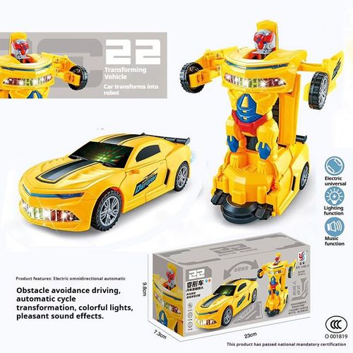 Transformer Car  Lights and Music Electric Kids Transformer Robot🚗🎁