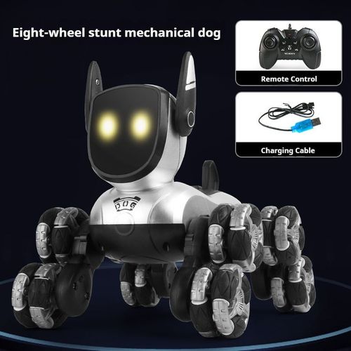 🤖 Remote Control Robot Dog🎮Eight wheeled stunt remote control robot dog🔥🔥🔥