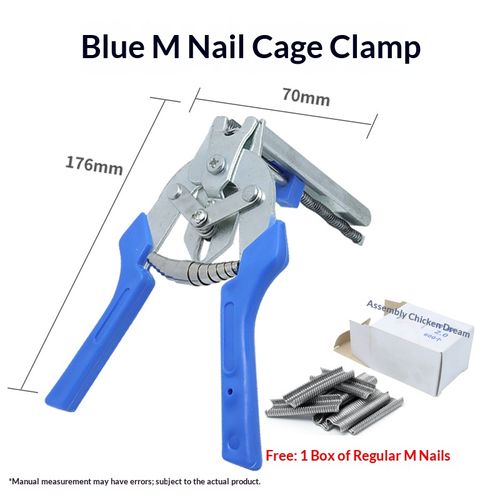 🔥 Type M Nail Ring Pliers with 600 Rust Protection Zinc-Aluminum Alloy M Nails💥