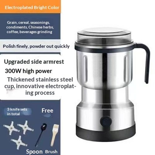 🔥Grinder, Blender Crushing Machine🔥Comes with 3 blades,spoon,brush🎉