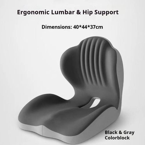 🚗💺Car Seat Cushion with Lumbar Support Office Backrest for Comfortable Long-Term Sitting🔥