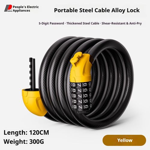 Combination lock, bicycle, motorcycle combination lock, no key required