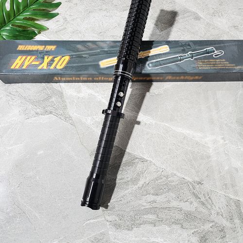🔥High-intensity LED Flashlight Self-defense Flashlight Electric baton contact with body🔥