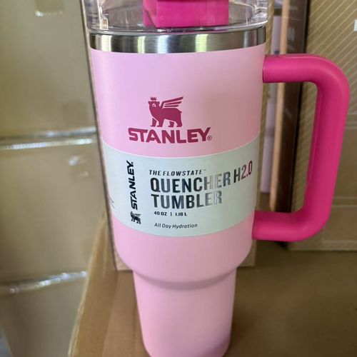 🥤Stanley x TYLA Solid-Color Ice King 40oz Large-Capacity Insulated Cup with Handle and Car Straw Cup🥤💕