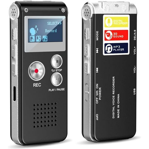🔥16GB Voice Recorder Ultra Long Standby HD Noise Reduction Conference Learning MP3 Listening Music🎵🔥