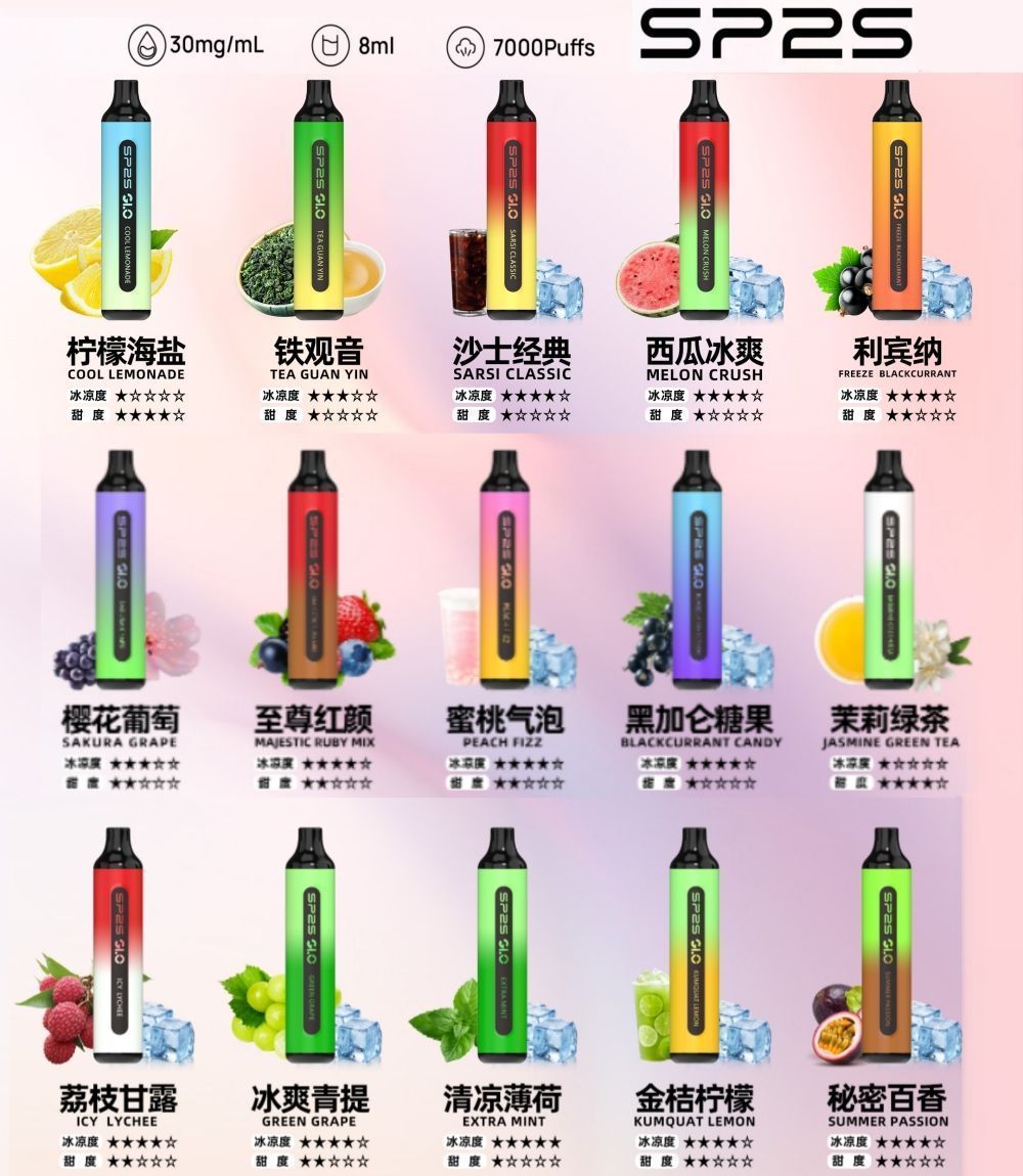 SP2S 7000口一次性抛棄式電子煙ILIA