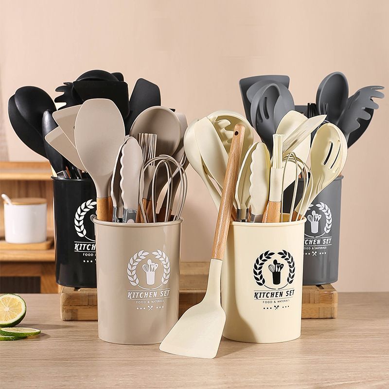 12 Pcs Silicone Cooking Utensils Set
