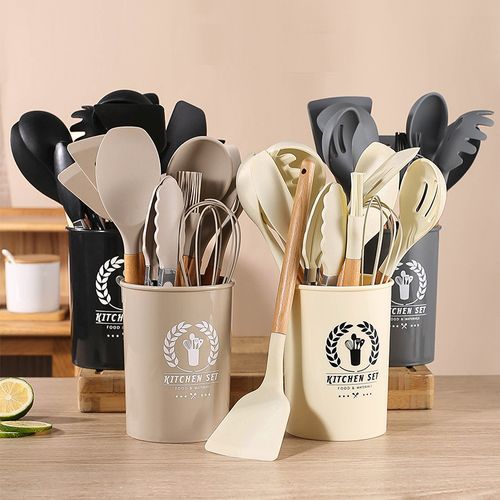 12 Pcs Silicone Cooking Utensils Set