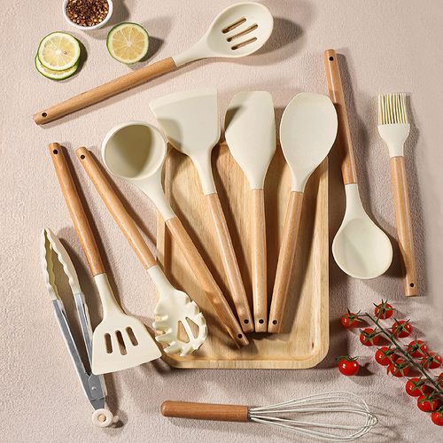 12 Pcs Silicone Cooking Utensils Set