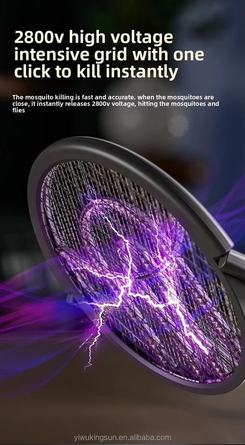 Rotating Head Electric Fly Swatter
