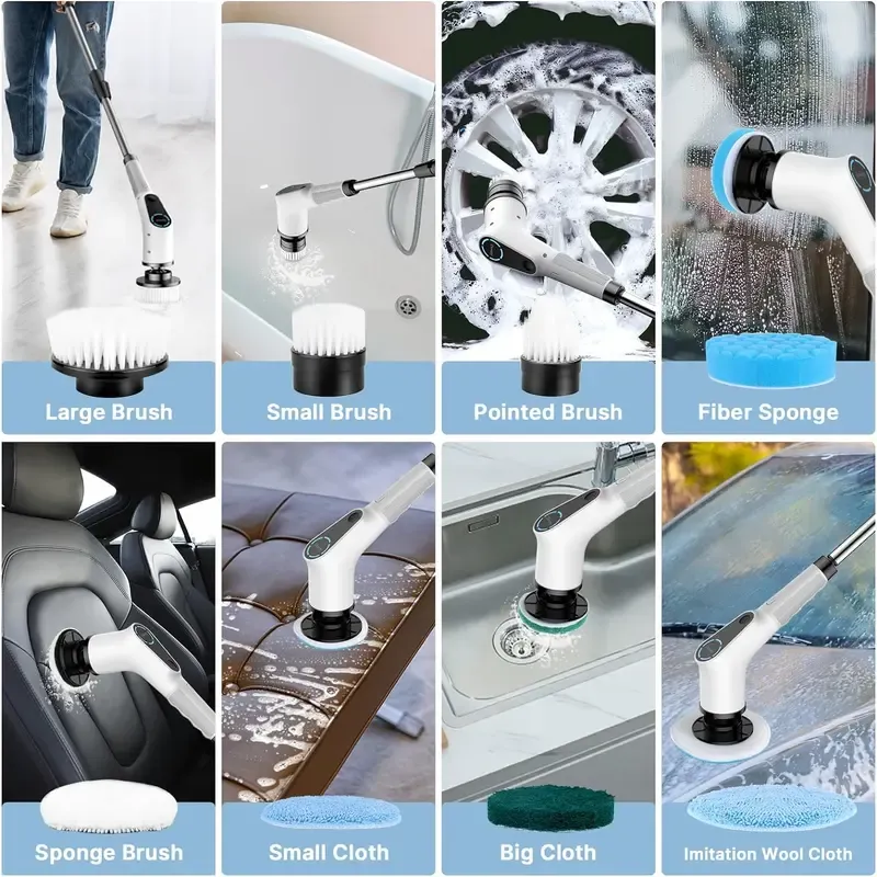 9-in-1 Electric Spin Scrubbe