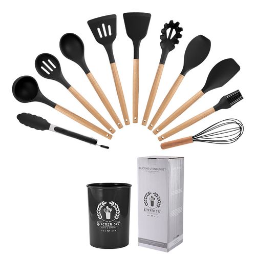 12 Pcs Silicone Cooking Utensils Set