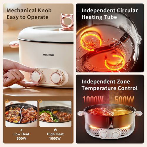 6L Dual Sided Electric Hot Pot