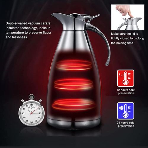 304ss Insulated Kettle 2.0L Vacuum Pot