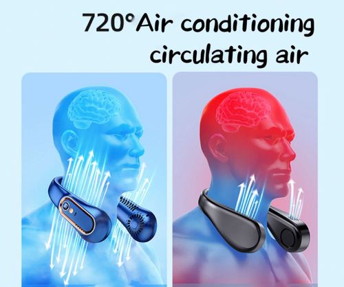 USB Portable Neck-Hanging Fan