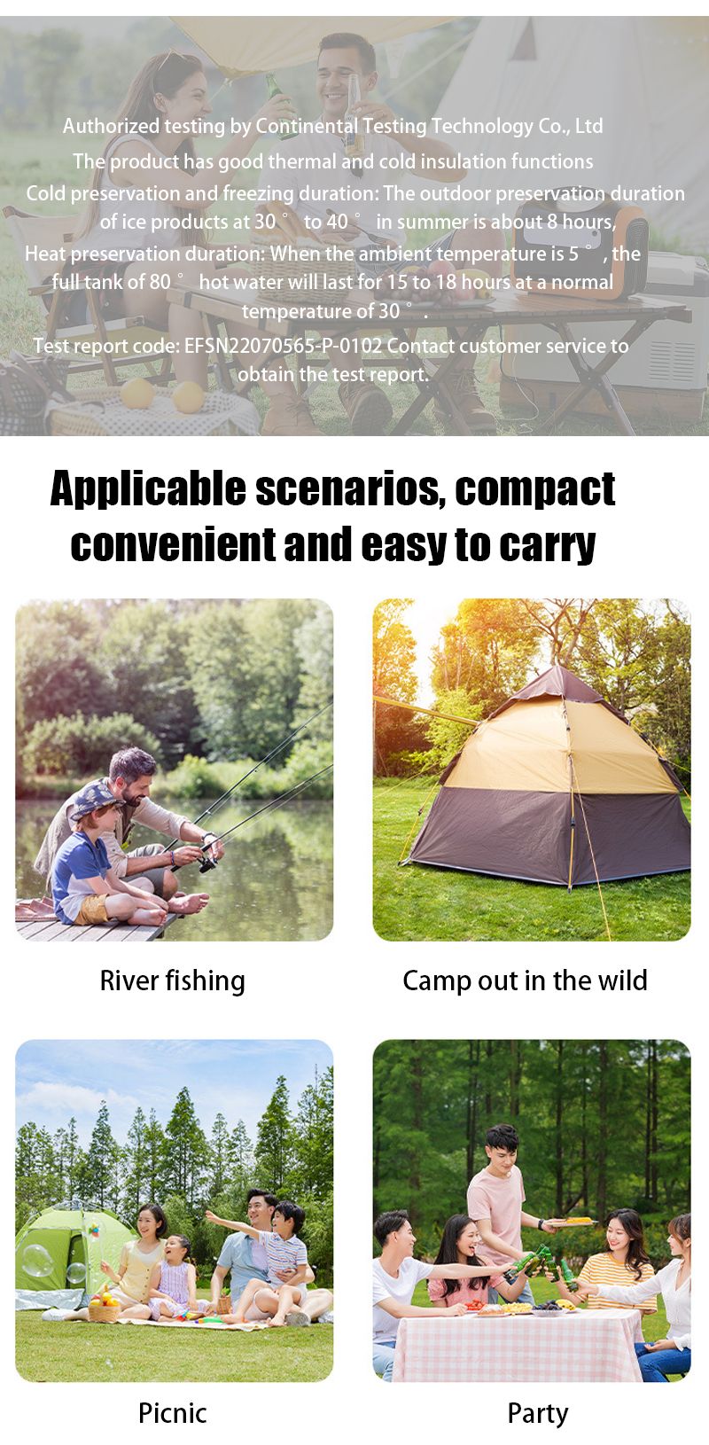 8L Portable Cooler