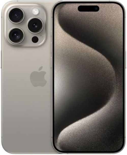 Apple iPhone 15 128GB, iPhone 15 Pro Max, 256GB, Used Phone Renewed,Natural Titanium,White Titanium,Black
