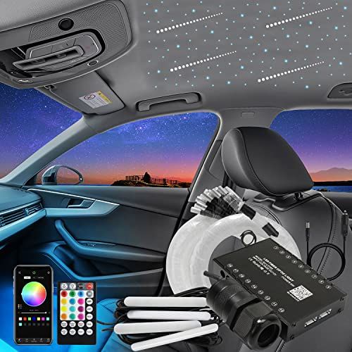 🔥Hot Seller🔥 COD！	Car Ambient Lighting, In-Car USB Charging, Multicolored LED Decorative Lights, Disco Christmas Party Atmosphere Lights, Stage Lights