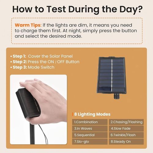 🔥Hot Seller🔥 COD！LED Solar Stake Firework LightsSolar Powered Dandelion Fireworks Light with Remote Control, Shape, Used for Lawn Landscape Lights, Suitable for Christmas IPX4