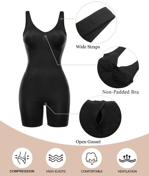 🔥Hot Seller🔥 COD！High-Waisted Lace Shapewear: Tummy Control, Butt-Lifting, Slimming, Bust-Supporting, Seamless Bodysuit