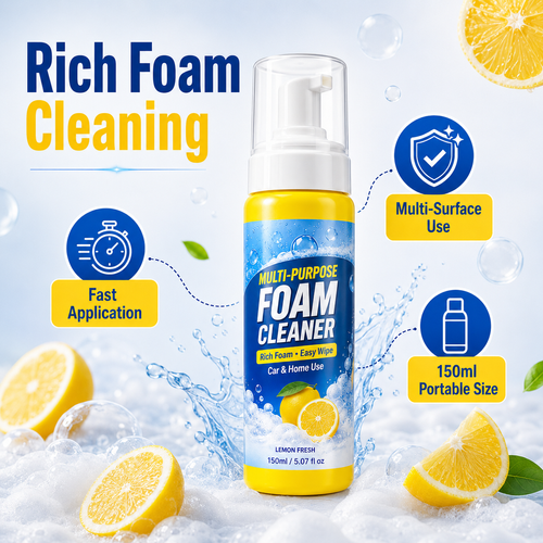 🔥Hot Seller🔥 COD！Multifunctional Foam Cleaner (Cross-Border): Powerful Stain Removal for Car Interiors, Leather Seats, and White Sneakers