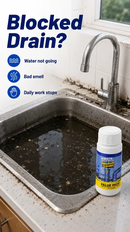 🔥Hot Seller🔥 COD！Cross-Border Drain Cleaner, Amazon TK, Drain and Kitchen Cleaning Powder, Stain Remover, Laboratory Certified