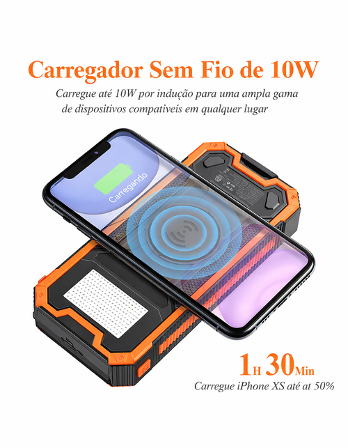 Carregador Portátil E-1   30.000 mAh