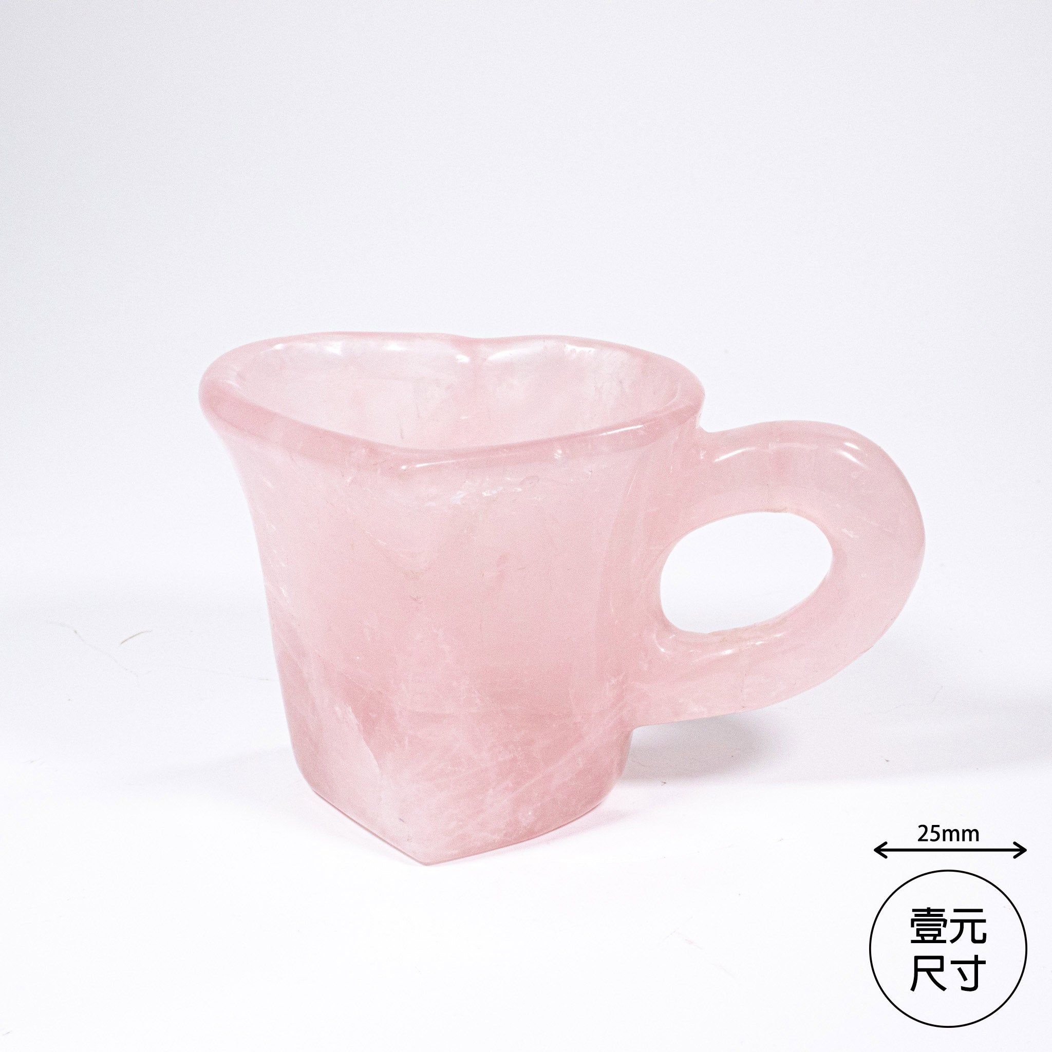 粉晶心形杯 (馬粉)