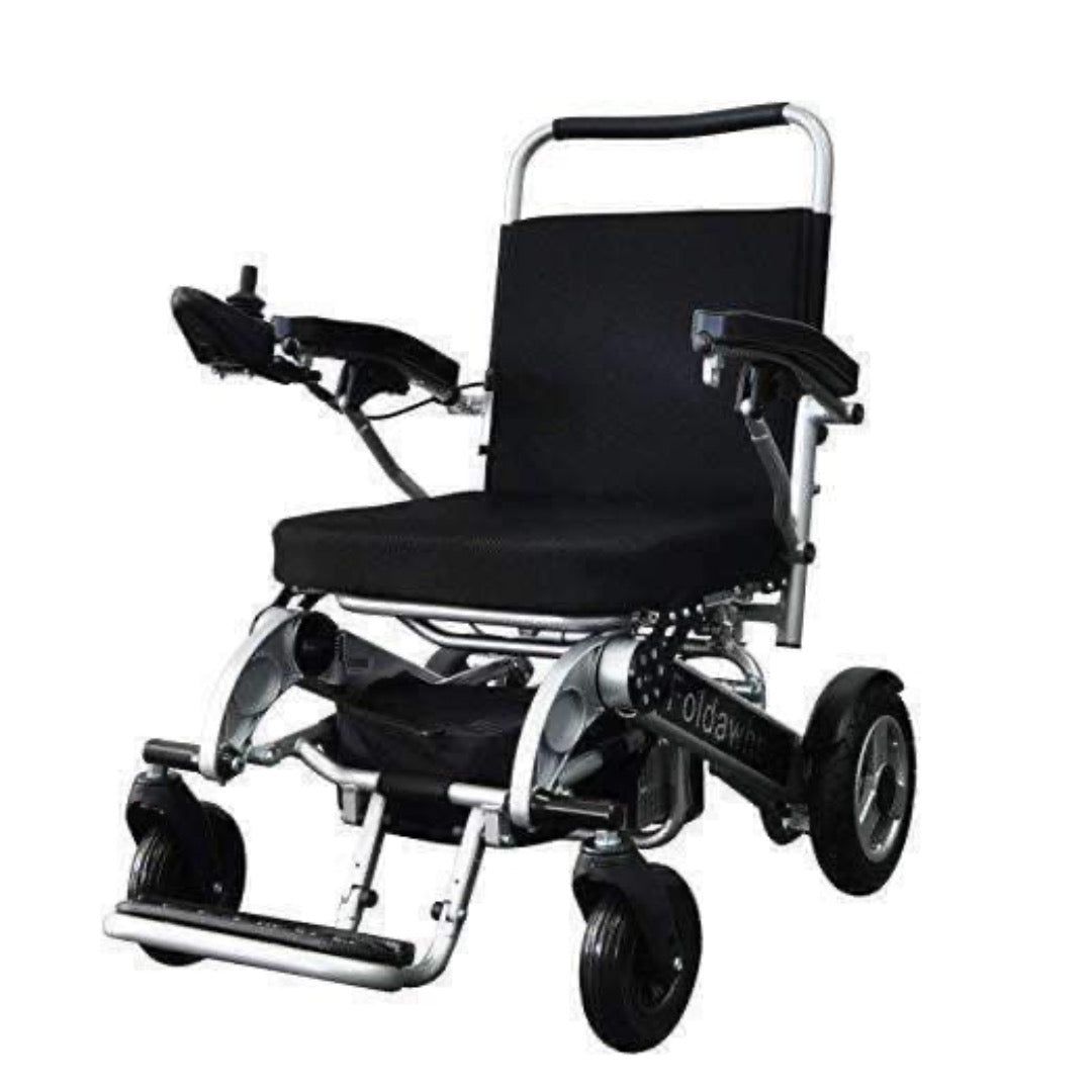 Travel Scooter Australia  Foldawheel Electric Lightweight Folding Power Chair with Long Range Battery - Only 55 lbs