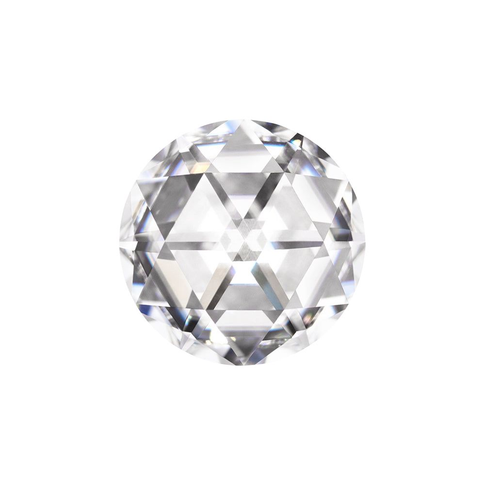 Moissanite 1.48CTW DEW Round Near-Colorless DuetRose Cut Moissanite