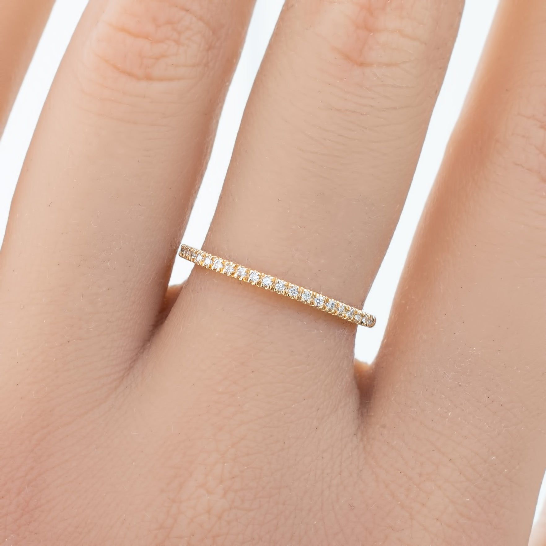 メテオ ダイアモンド リング (1.2mm) Meteor Diamond Band (1.2mm)