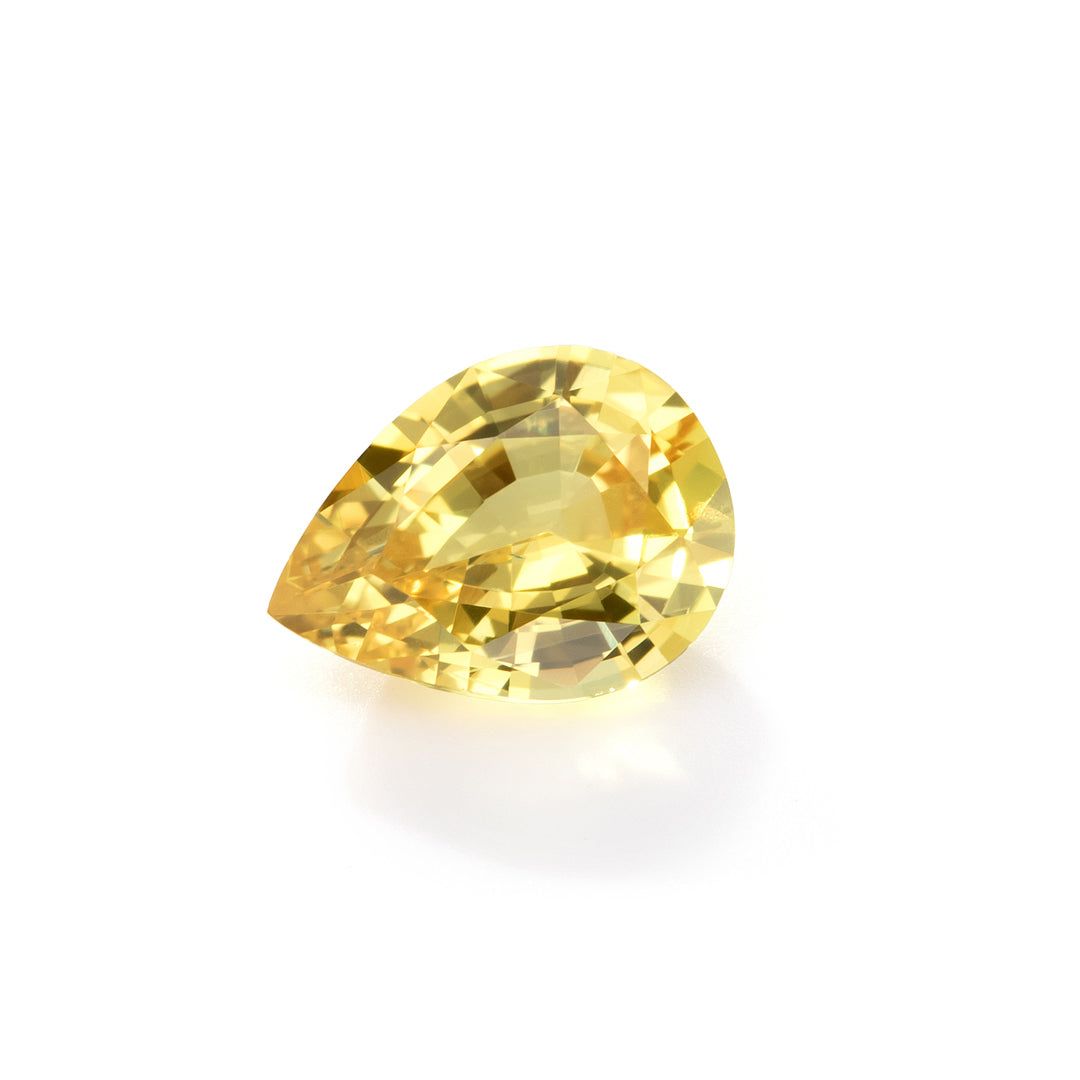 非加熱イエローサファイア(マダガスカル産/0.58ct) ・カスタムメイドジュエリー