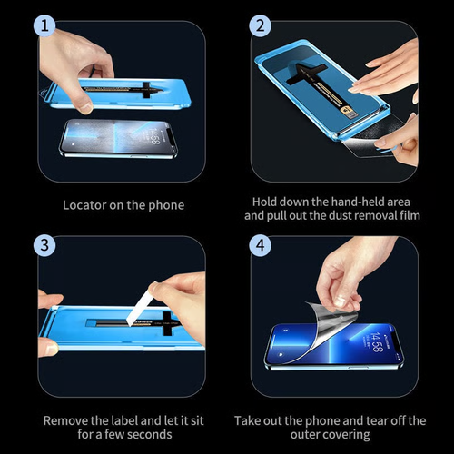 📱2024 New Invisible Screen Protector For iphone- Dust Free Without Bubbles
