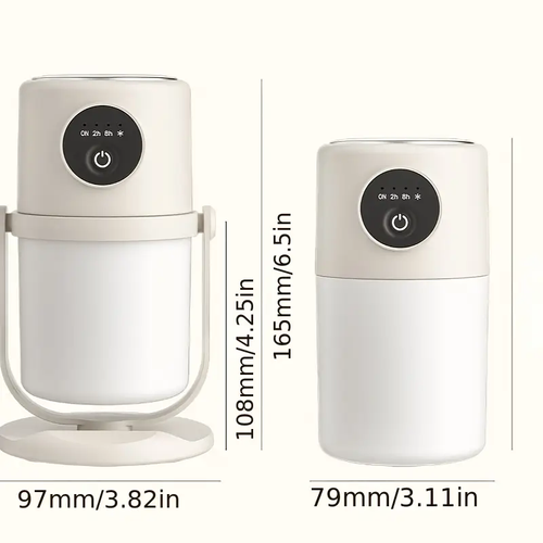 Humidifiers For Bedroom Cool Mist Humidifiers(Summer), Quiet Cool Mist Humidifier, Bedroom Bedside Humidifier, Desktop Air Diffuser, USB Powered, Adjustable Brightness Air Humidifier With Lighting, Suitable For Desks, Homes And Offices