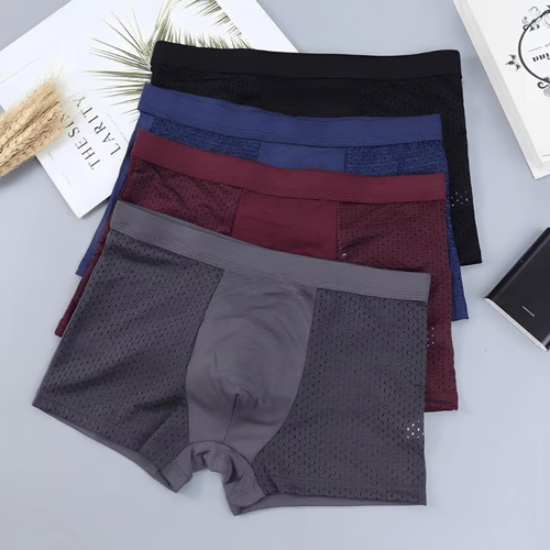 BAMBOO FIBRE BOXER SHORTS - FOR ALL-DAY COMFORT    One size, suitable for 100-150catties