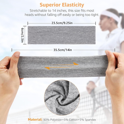 Premium Sports Headband - Sweat-Wicking & Quick-Dry Hair Band for Running, Gym & Outdoor Sports in Kenya