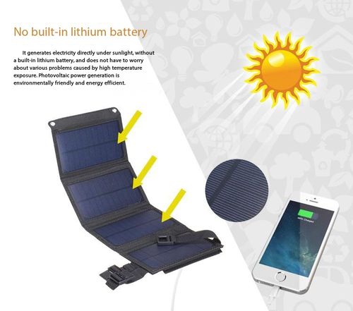 20W Solar Power Backup for Kenya - Foldable Monocrystalline Charger Bag, USB Charging During Blackouts