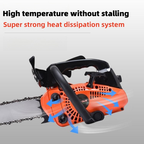 Model 2500 Single-Handed Mini Chainsaw: Compact Household Firewood-Splitting Tool—High-Power Gasoline-Powered Outdoor & Home Cutting and Logging Saw