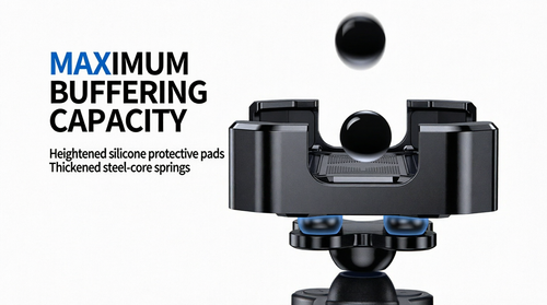 Anti-Shake Motorcycle Phone Holder - Shockproof & Vibration-Proof Bike Mount with 360° Rotation