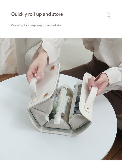 2026 New 4-in-1 Detachable Foldable Makeup Bag - Large Capacity Travel Cosmetic Organizer for Kenyan Women