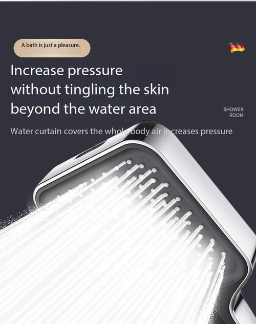 Super High Pressure Shower Head Water Saving Bathroom Spray Nozzle Easy Install for Kenya Homes