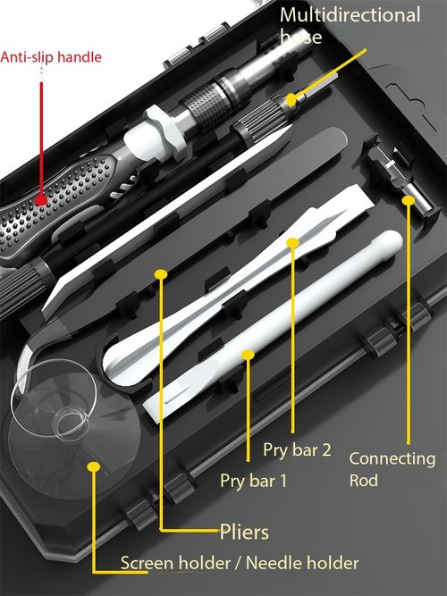 115-in-1 Precision Screwdriver Set - Multi-Bit Repair Kit for Electronics, Phones & Home DIY in Kenya