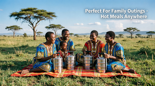 Premium Stainless Steel Insulated Food Container - Leak-Proof Thermal Lunch Box for Work & School in Kenya