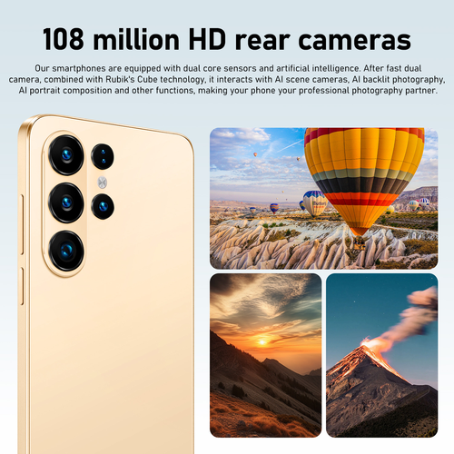 Brand New S26 Ultra Smartphone 7.3 Inch HD Large Screen 3GB+64GB Dual SIM Android Phone for Kenya Market