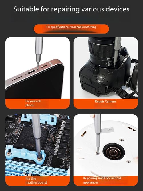 115-in-1 Precision Screwdriver Set - Multi-Bit Repair Kit for Electronics, Phones & Home DIY in Kenya