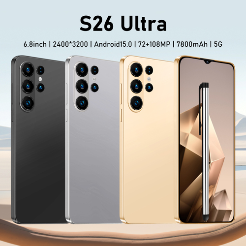 Brand New S26 Ultra Smartphone 7.3 Inch HD Large Screen 3GB+64GB Dual SIM Android Phone for Kenya Market